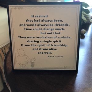 Disney best friends plaque